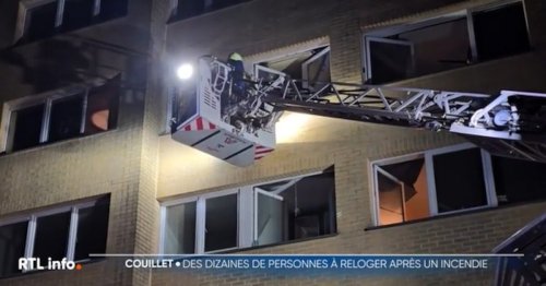 Incendie à Couillet: les habitants pris en charge par la ville de Charleroi