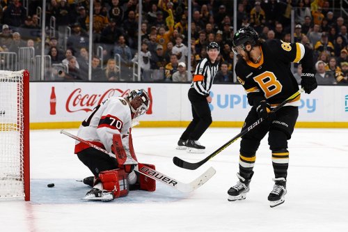 David Pastrnak Crosses 40-goal Mark As Bruins Earn 3-1 Home Win Over ...