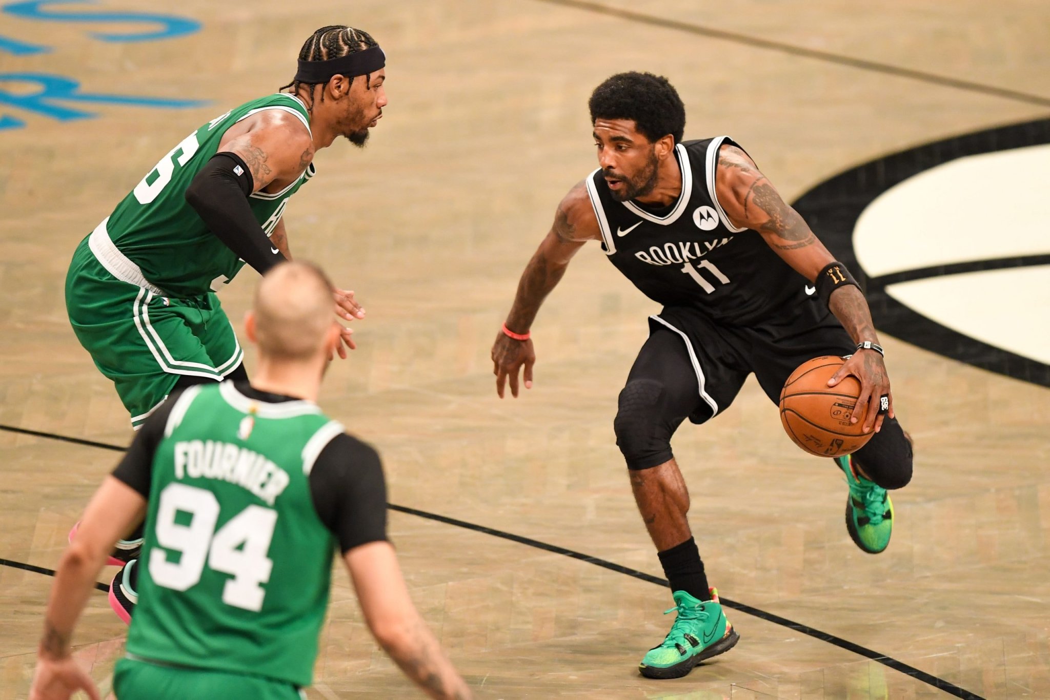 Mazz: Kyrie Irving, Nets pummeling Boston on and off the court
