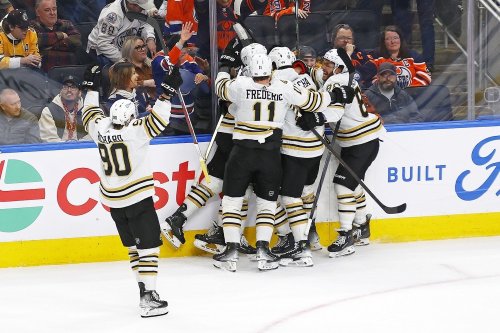 Bruins avoid disaster, outlast Oilers in overtime