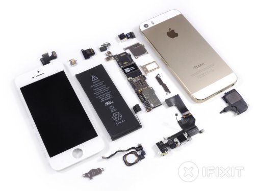 iFixit does its ritual teardown of the gold iPhone 5s