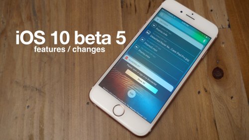 Hands-on: New iOS 10 beta 5 features + changes [Video]