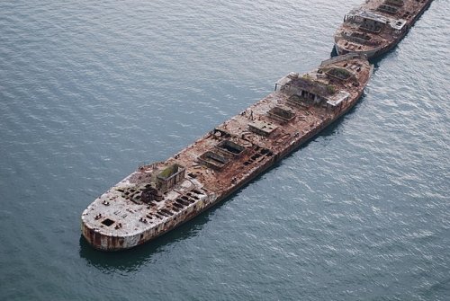 Why Were Nine Concrete Ships Scuttled Near the Mouth of the Chesapeake Bay?