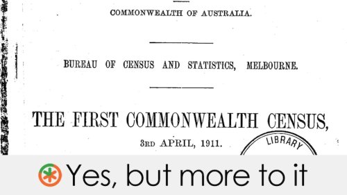 Historian Geoffrey Blainey says Indigenous people were counted in the census before 1967. Is that correct?