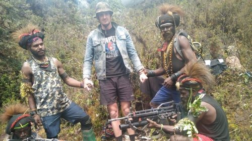 Papua independence fighters release images of New Zealand pilot hostage Philip Mehrtens