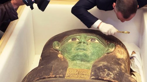 Ancient sarcophagus returns to Egypt amidst wider repatriation efforts for looted artefacts