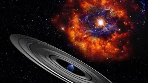 Un planeta gigante y con anillos causa misteriosos eclipses
