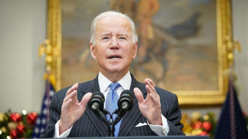 Biden addresses nation on omicron variant as some travel bans to US take effect