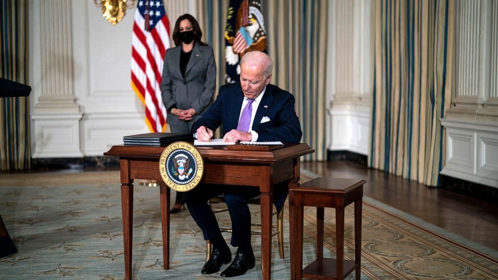 Here's all of the executive orders, notable actions Biden has issued so far