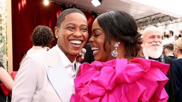 Stylish couples hit the Oscars’ red carpet
