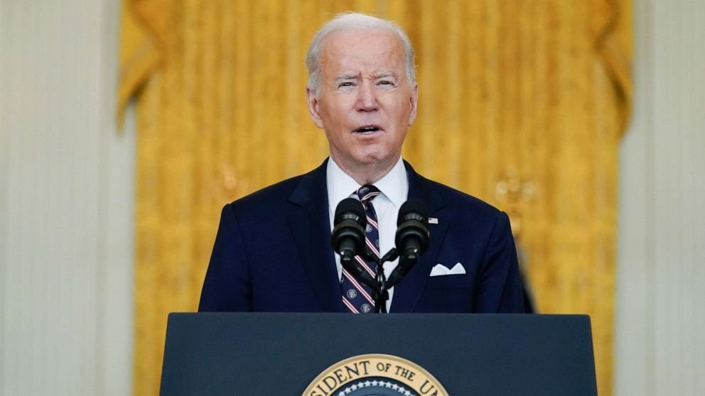 Biden begins to sanction Moscow for 'beginning of a Russian invasion' of Ukraine
