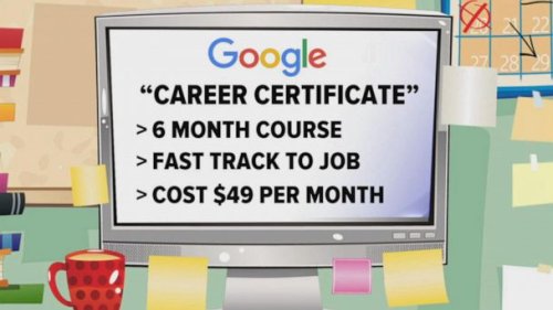 Google helps people without college degrees get jobs