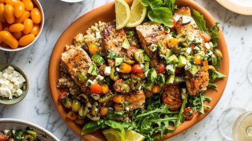 What's for Dinner? Mediterranean salmon with a simple, fresh salad topper