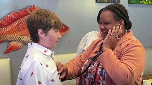 Mom hears late son's heart beat in 14-year-old boy for 1st time