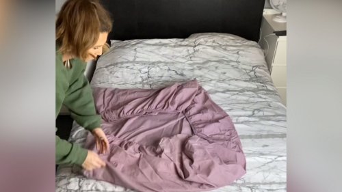 The Folding Lady can teach you how to finally fold a fitted bed sheet