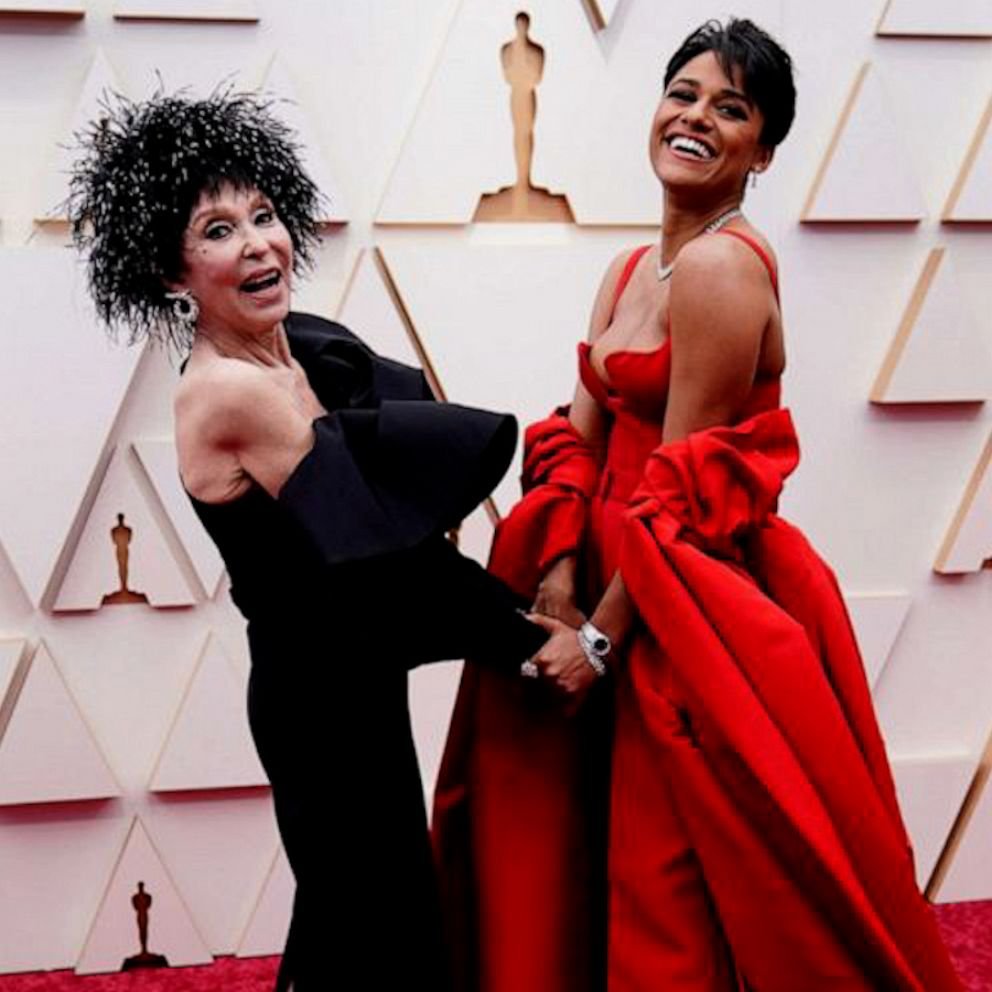 Some of our favorite moments from the Oscars’ red carpet