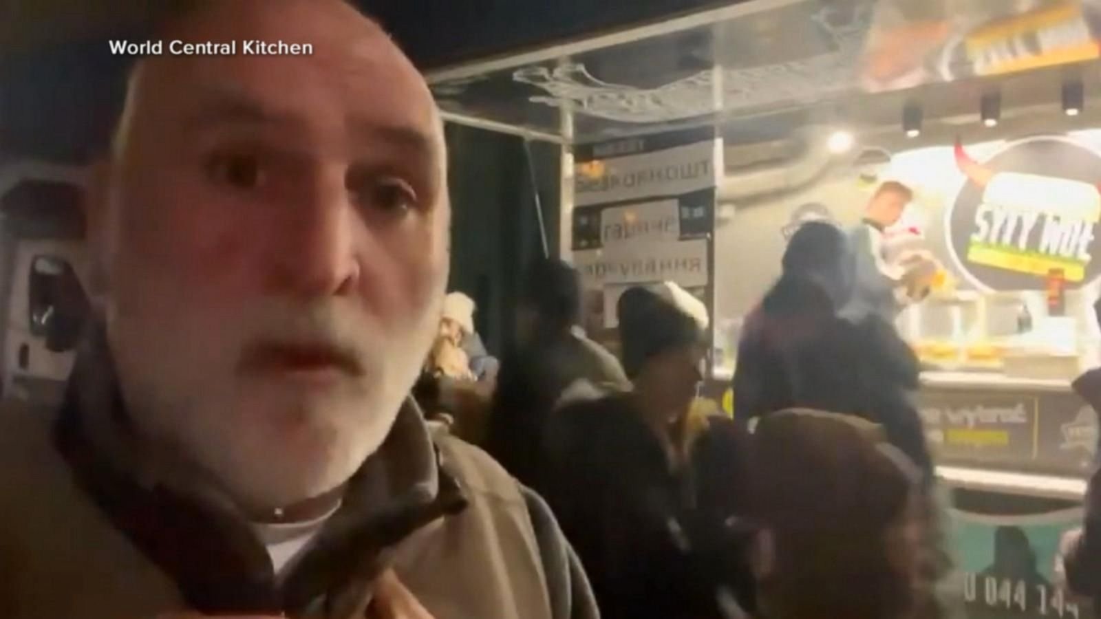 World renowned chef Jose Andres on the front lines in Ukraine
