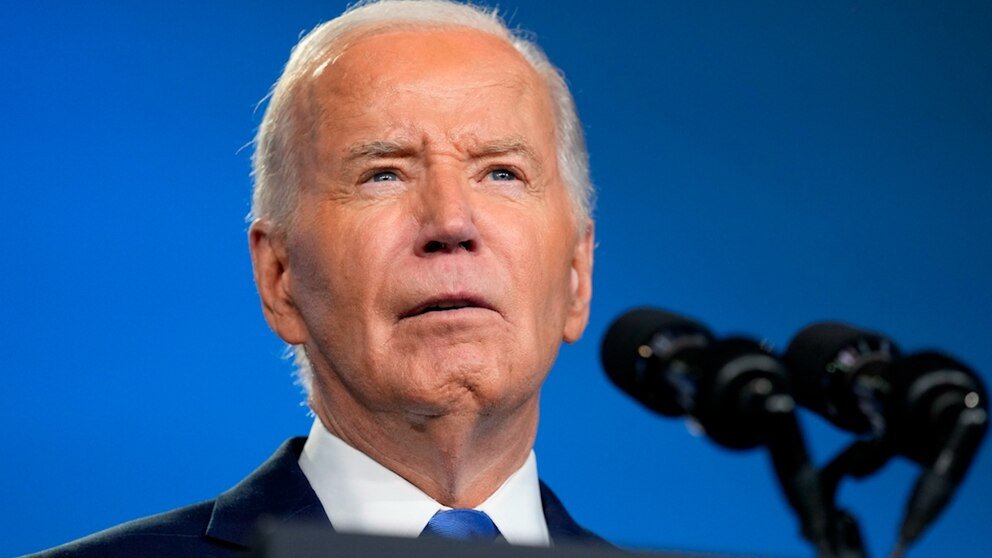 Biden mixes up Trump and Harris in remarks at NATO Summit