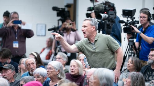 GOP lawmaker booed at North Carolina town hall, escorted from building