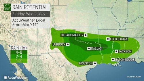 AccuWeather meteorologists put Dallas on alert for flooding rainfall