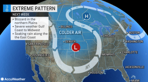 Monstrous storm could bring tornadoes, blizzard conditions to central US next week