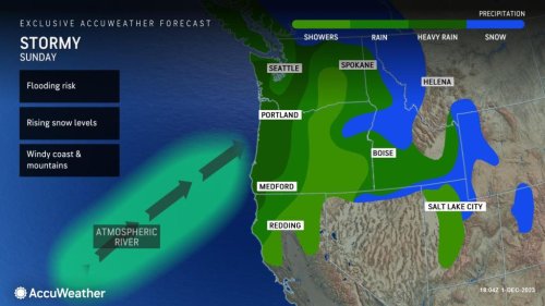 Atmospheric river to unleash month’s worth of rain in Pacific Northwest