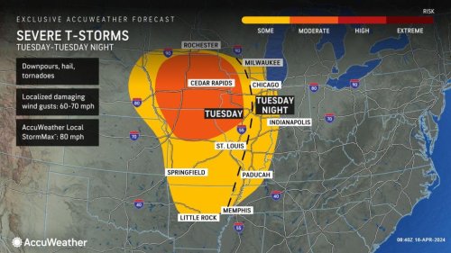 Damaging storms to roar across Midwest through midweek
