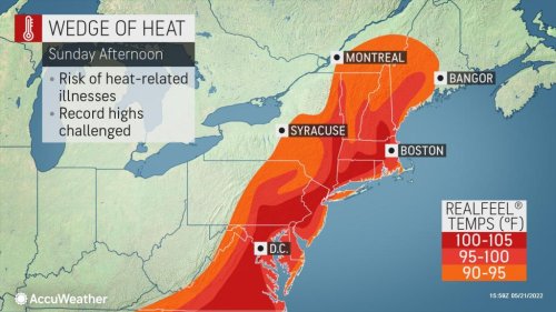 Intense heat scorches much of the East Coast, with more still to come