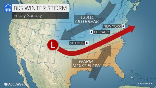 Eastern, central US to face more winter storms, polar plunge after calmer first half of this week