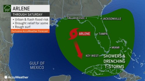 Tropical Storm Arlene to provide glancing blow to Florida as it eyes Cuba