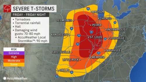 Over 65 million people in central US at risk of severe weather outbreak