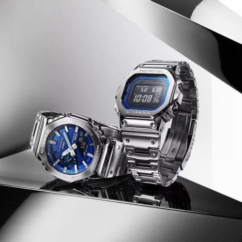 G-Shock adds a bright hit of blue to its Full Metal range