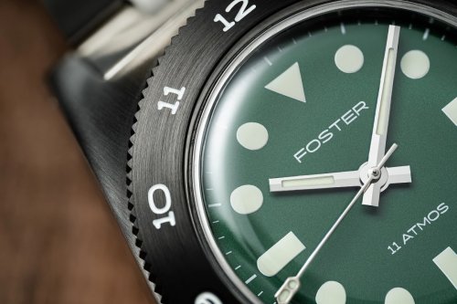 Foster Watch Co. launches its first model, the 11 Atmos Skin Diver