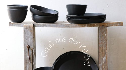 Schwarzes Porzellan von Epure: Little Black Dress für die Tafel