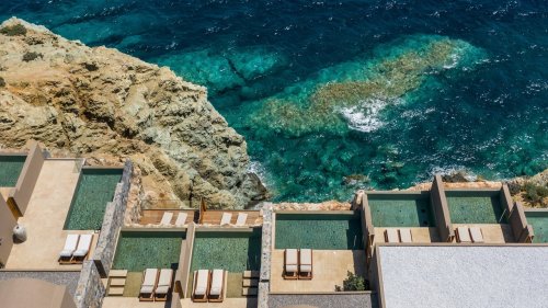 Das „Acro Suites“-Hotel auf den Klippen von Kreta feiert den Luxus der Natur