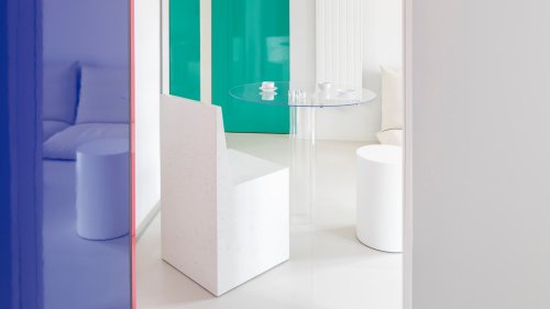 Kleine Wohnung in Madrid: Flexible Spiegel bewirken auf diesen 50 Quadratmetern Wunder