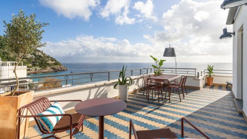 Mini-Apartment mit Meerblick und Panoramaterrasse: Diese 40-Quadratmeter-Wohnung schreit nach Sommer