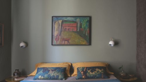 Großes Kino auf 65 Quadratmetern – dieses kleine Apartment in Mailand wird dank gedämpfter Farben zur romantischen Traumwelt