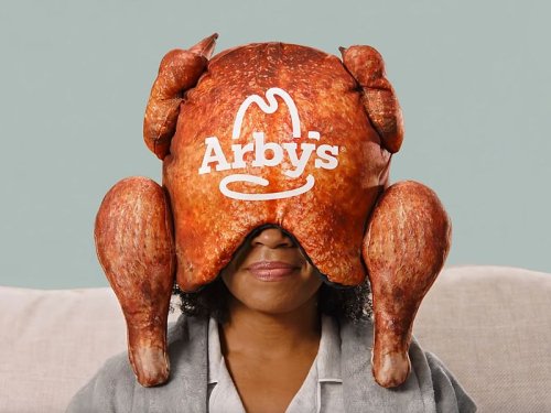 Arby's deep-fried turkey pillow cushions your head during your Thanksgiving food coma