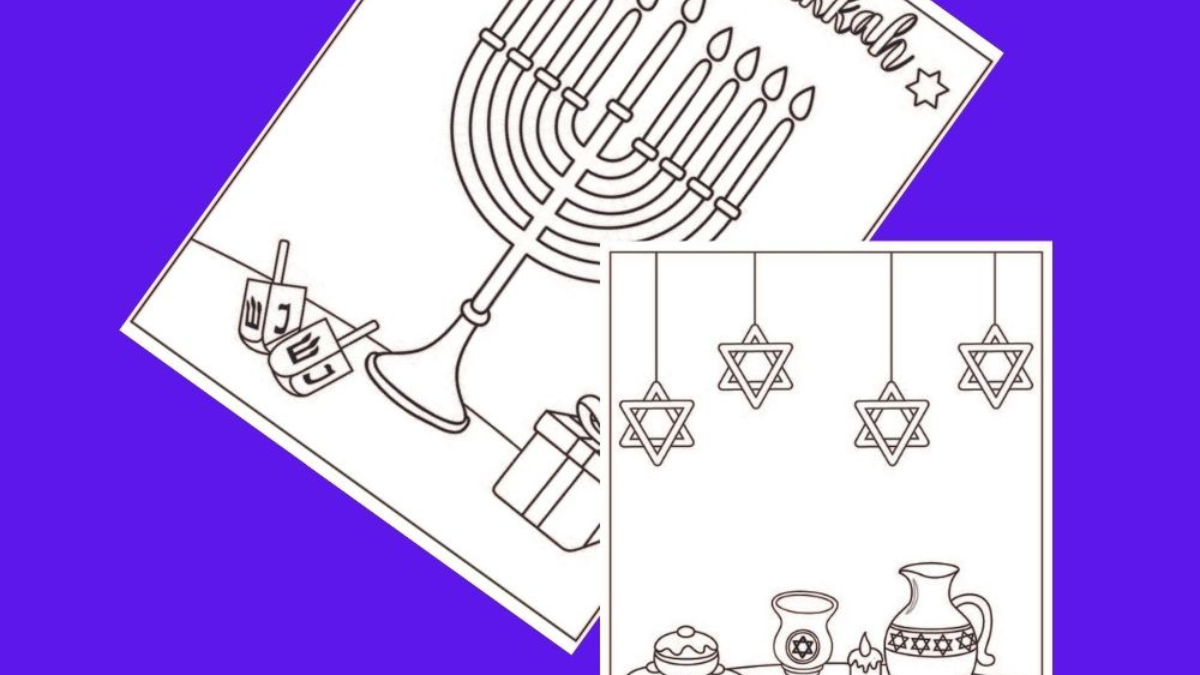 Fun Hanukkah Coloring Pages for the Whole Family