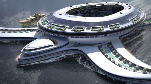 Ce superyacht en forme de tortue sera le plus grand bateau du monde