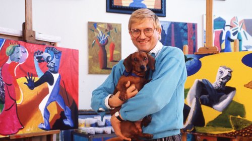 Nos clichés rétro de David Hockney chez lui, de Londres à Los Angeles