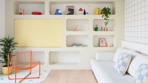 À Barcelone, un appartement ultra graphique et coloré
