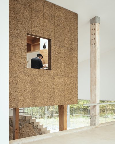 Applying Exposed Cork in Interior Architecture
