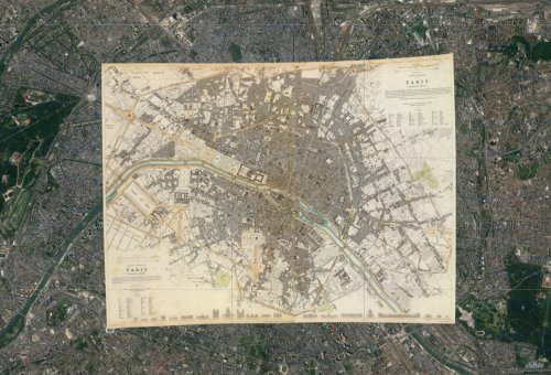 120 Ancient Maps Overlapped on Google Earth Reveal the Growth of Cities Across the World