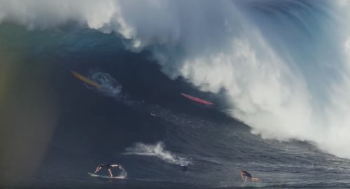 What I Think About When I'm About to Be Obliterated by a Giant Wave
