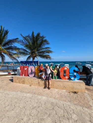 Mexico trip with kids: Arrive in Puerto Morelos