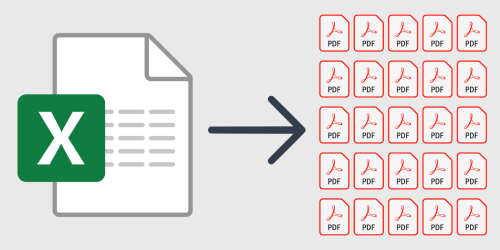 Seamlessly Generate 100 PDFs from Excel with a Single Click