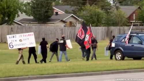Nazis, Patriot Front Converge at a Drag Bingo at Texas Church