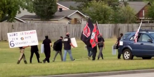 Nazis, Patriot Front Converge at a Drag Bingo at Texas Church